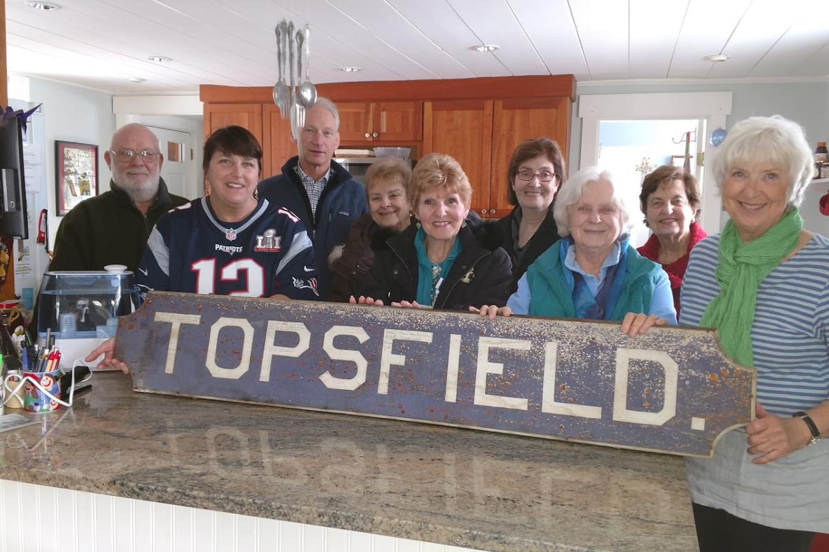 Topsfield Seniors Surround Old Train Depot Sound