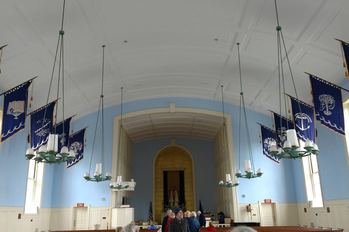 During Insider's Tour of the United States Coast Guard Academy Guests Awed by Chapel