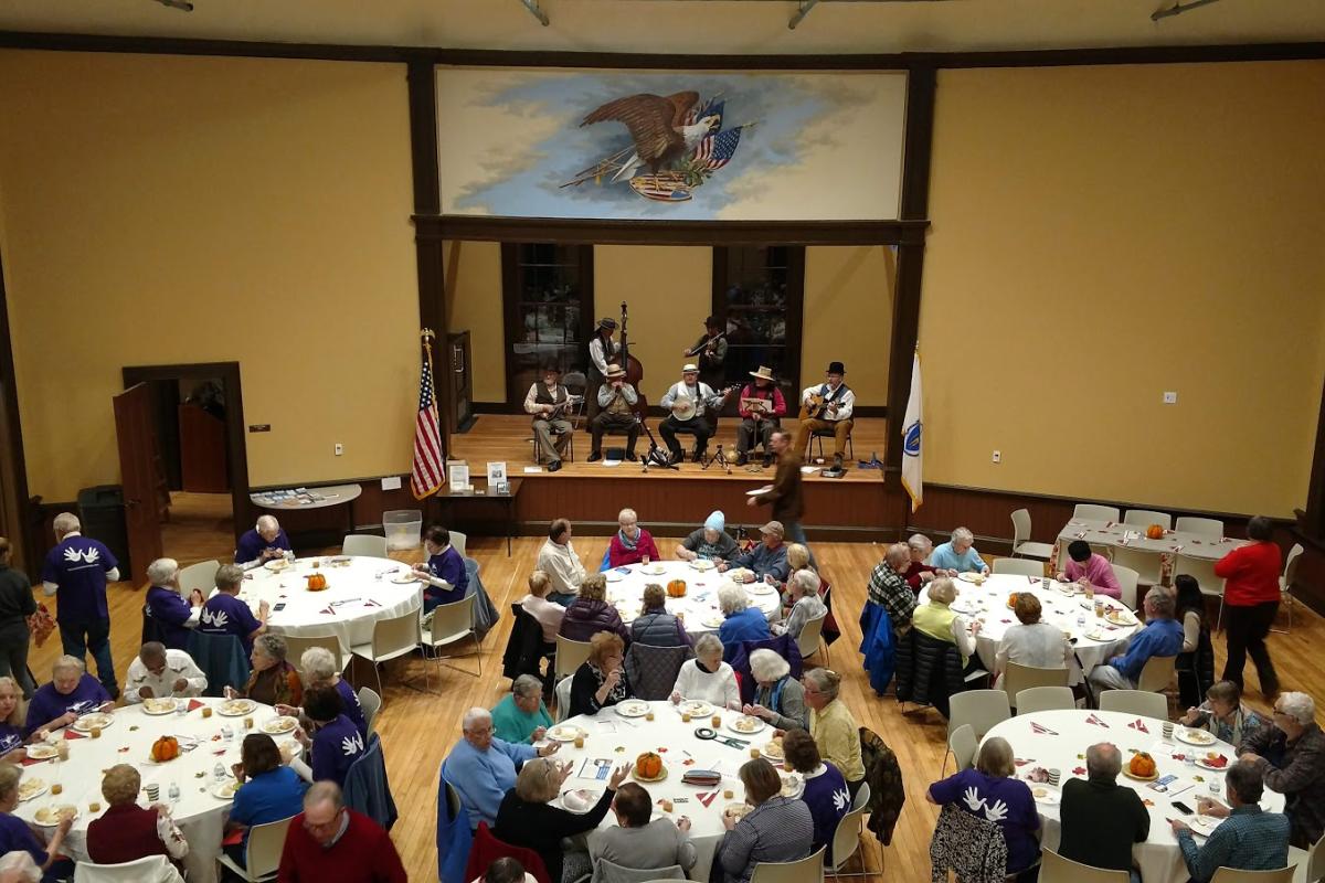 A View of "Novemberfest," Our Official Launch of Programming at Town Hall, from the Mezzanine of Public Hall