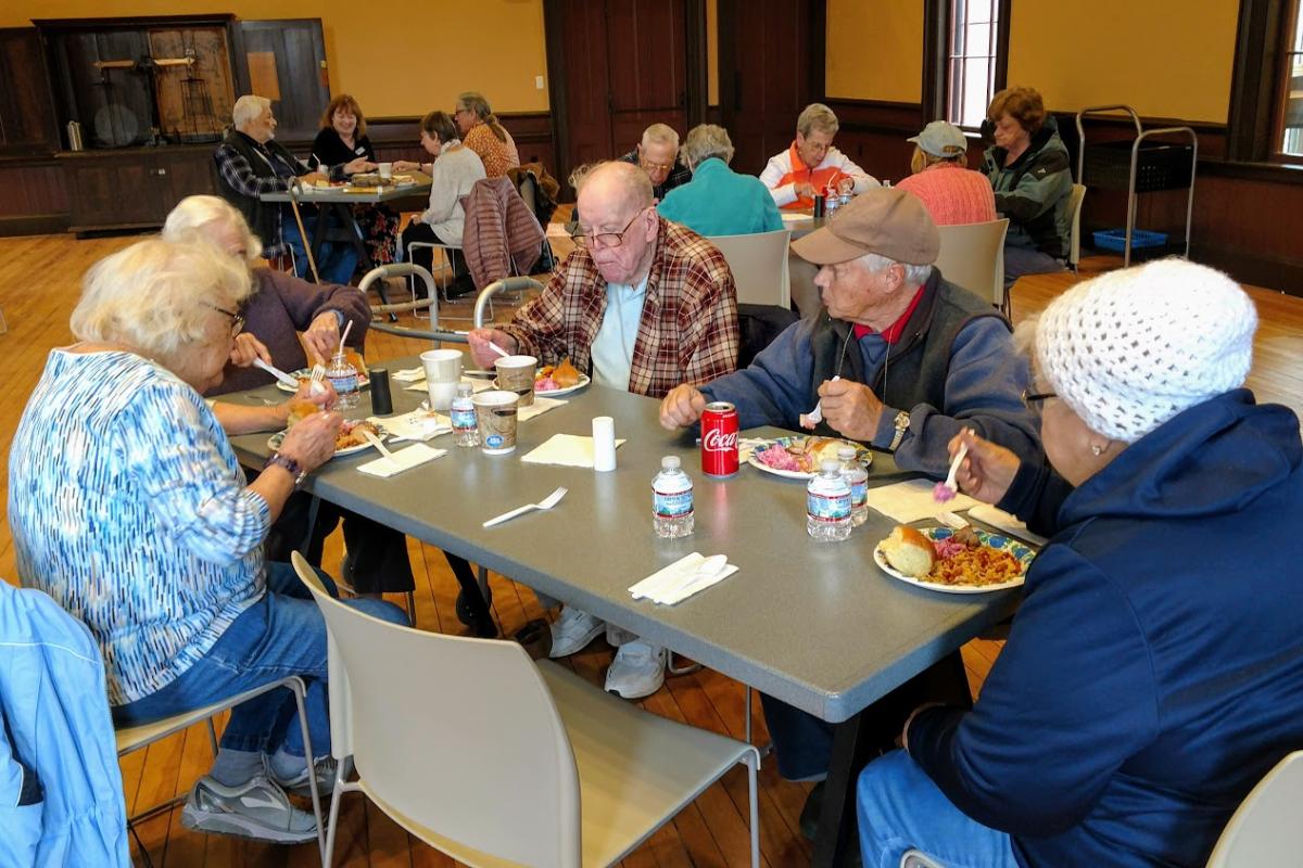 Monthly Lunch 'n Learns with the Traveling Chef & SeniorCare Speakers Draw at Least 30 Guests in Public Hall