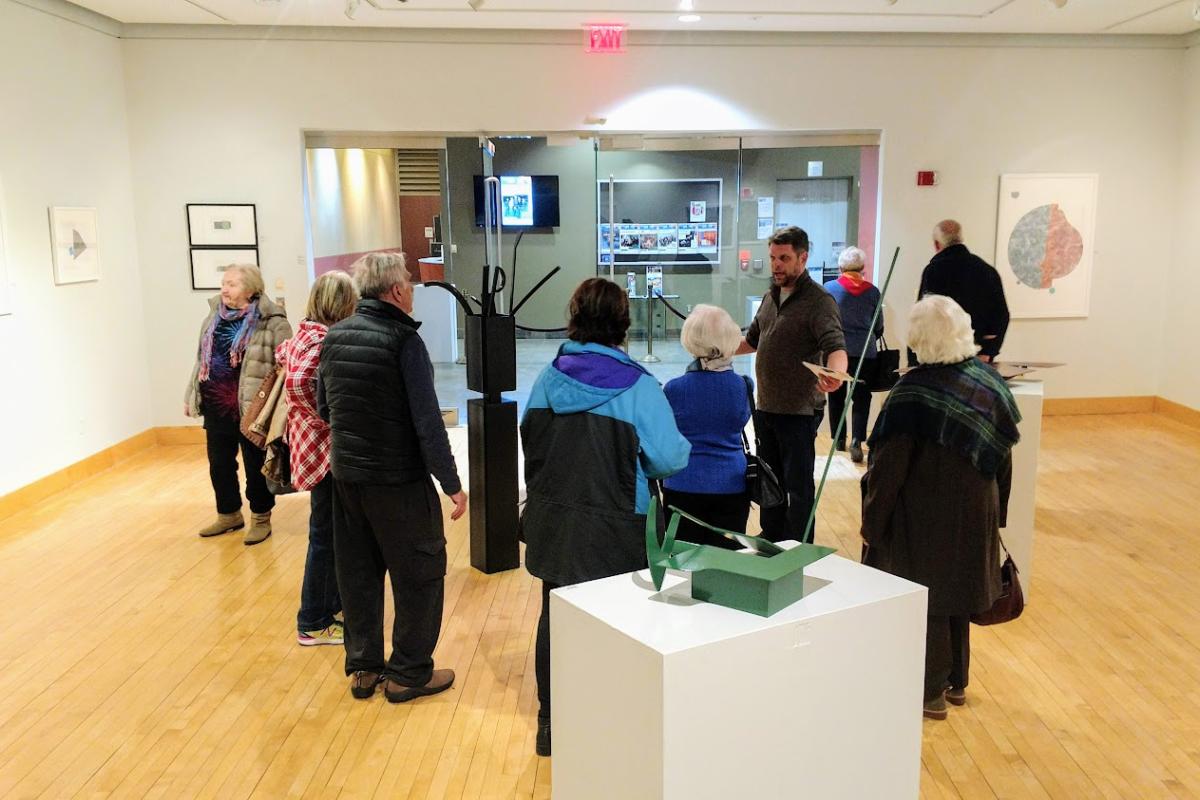 During Back to Campus Excursion at Merrimack College TopsCOA Explored a Unique Exhibit at an Art Gallery