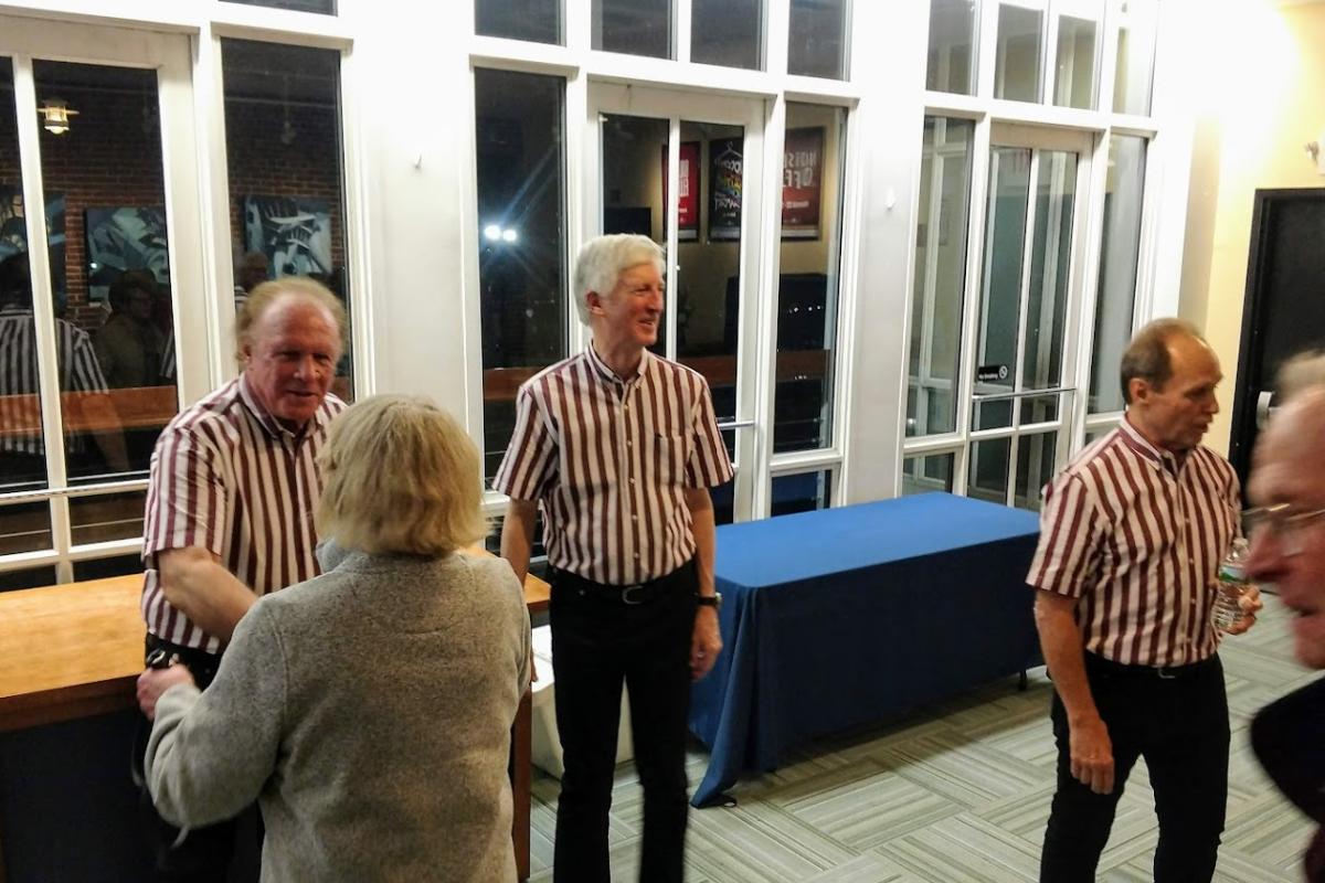 The Kingston Trio Greeted Guests from TopsCOA after Their Performance at the Firehouse in Newburyport