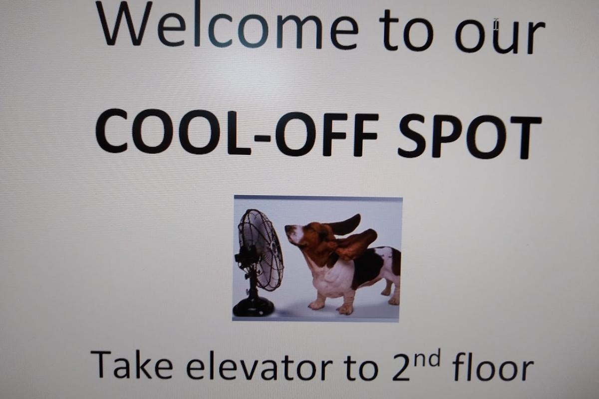 Door Sign for Cool-Off Spot