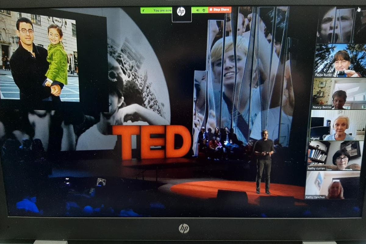 Zoom meeting of TED Talk