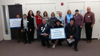 Dementia Friend Champions Prepared to Conduct Informational Sessions
