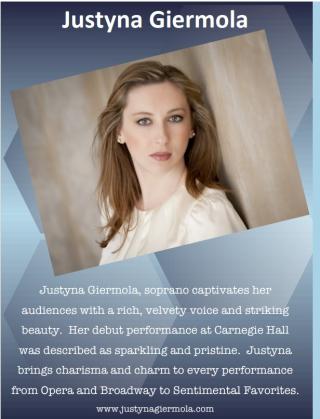 Justyna Giermola event flyer